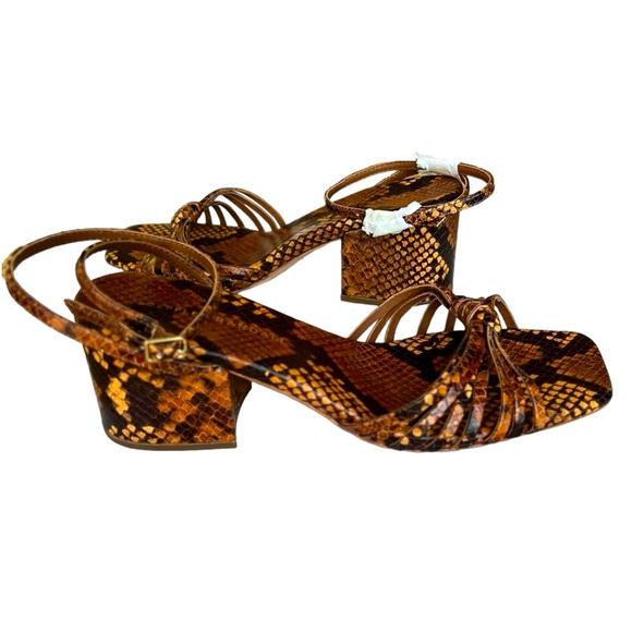 New Loeffler Randall Renee Knot Heel Sandals Size 8 - Picture 7 of 9